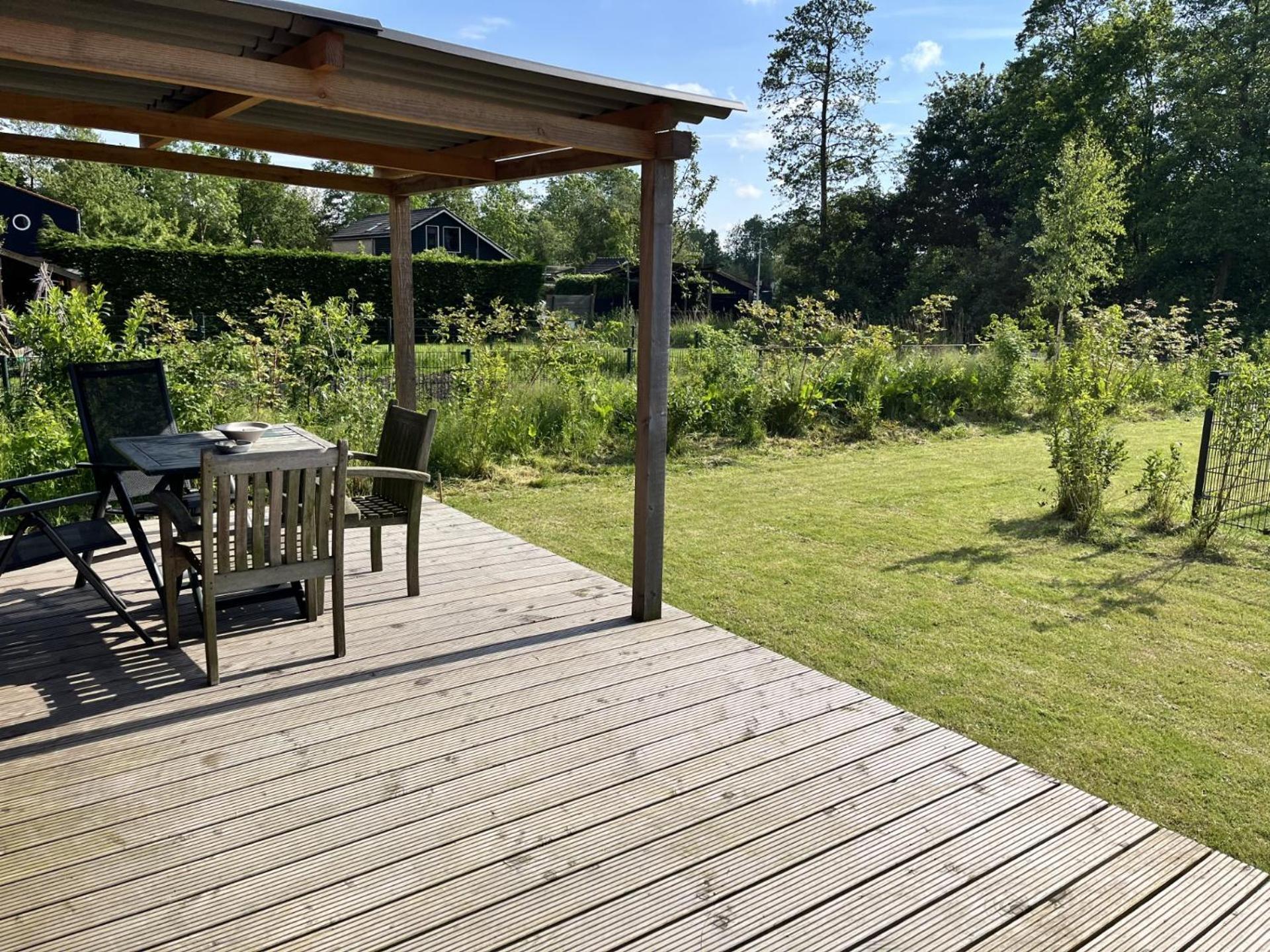 Zuid-Scharwoude Vrijstaand Chalet Met Veel Buitenruimte En Veranda מראה חיצוני תמונה